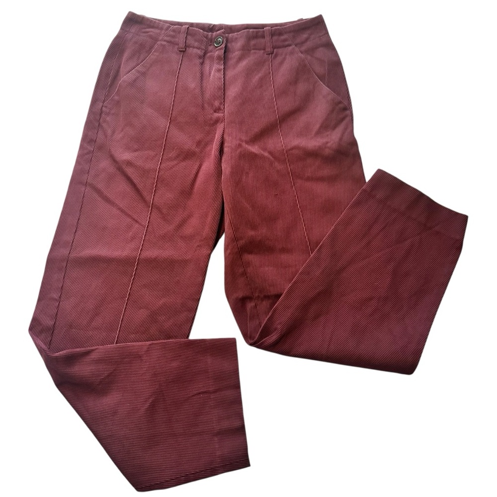 A.P.C. Burgundy Trousers